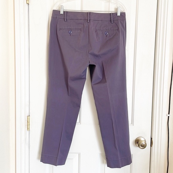 S-1. 24 Womens Lavander Purple Mid-Rise Casual Office Trouser pants size 12 - Picture 8 of 8